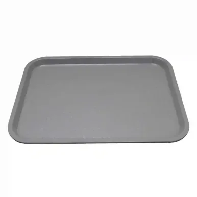 Kristallon Plastic Fast Food Tray Grey Large