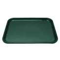 Kristallon Plastic Fast Food Tray Green Large
