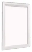 Wall Mounted Snap Frame Menu Display - White