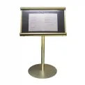 Non-Illuminated Stand Mounted Menu Display Case