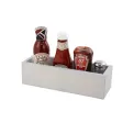 Natural Wood Tabletop Condiment Holder - Image 1