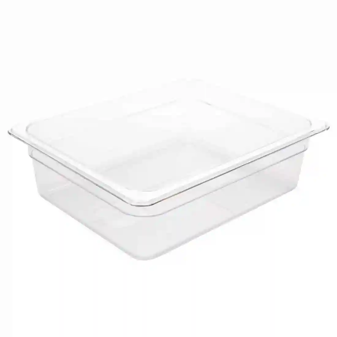 Vogue Polycarbonate 1/2 Gastronorm Container 100mm Clear
