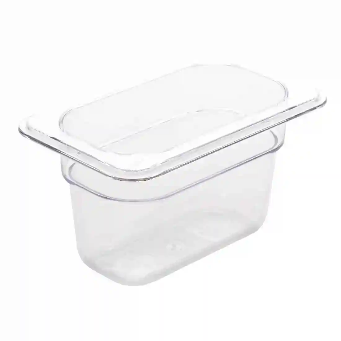 Vogue Polycarbonate 1/9 Gastronorm Container 100mm Clear