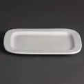 Olympia Whiteware Rounded Rectangular Plates 230mm