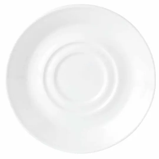 Steelite Simplicity White Low Cup Saucers 145mm