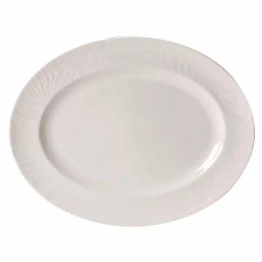 Steelite Optik Oval Plates 340mm