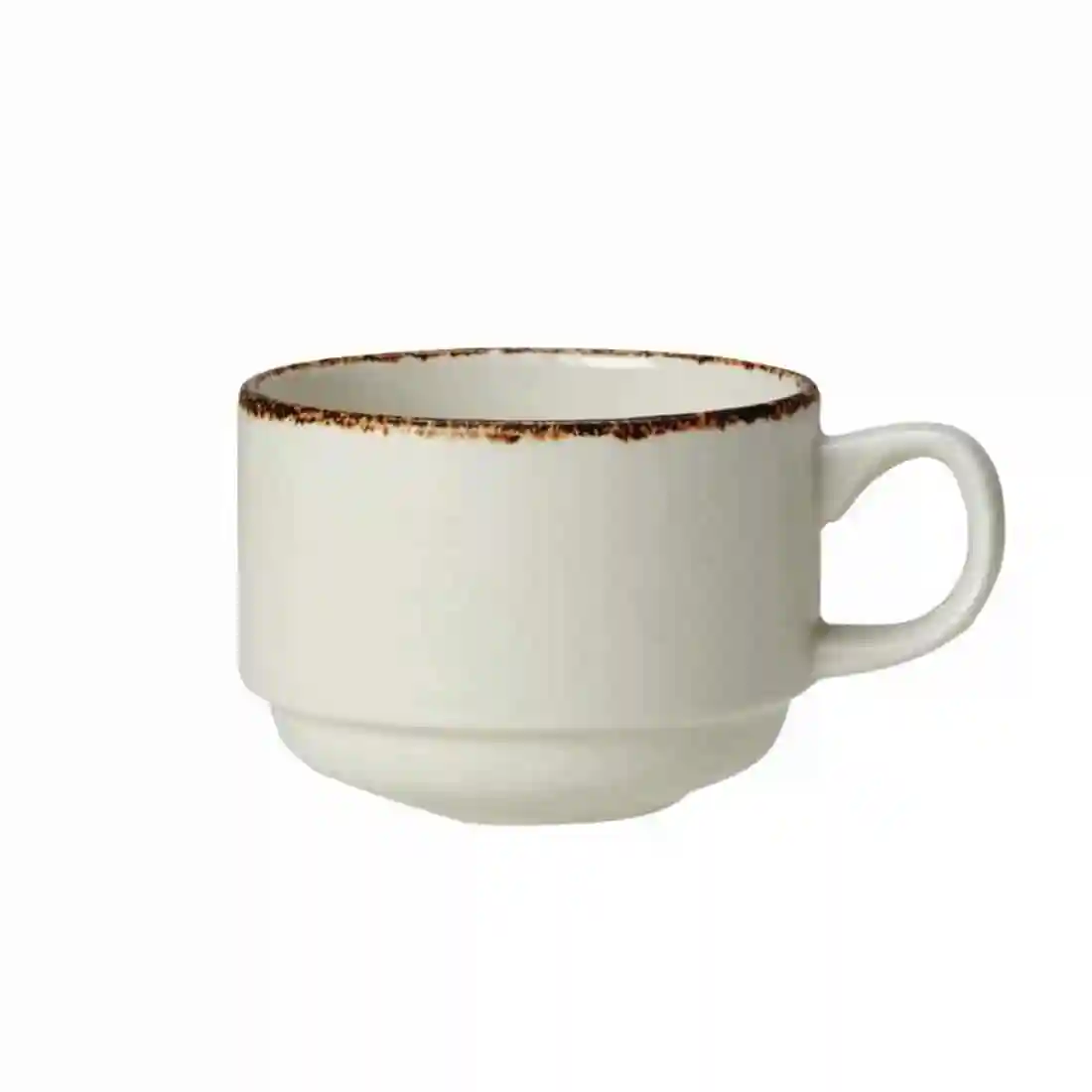 Steelite Brown Dapple Stacking Cups 200ml