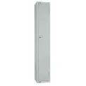 Elite Single Door Coin Return Locker Grey