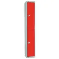 Elite Double Door Manual Combination Locker Locker Red
