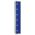 Elite Six Door Manual Combination Locker Locker Blue