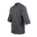 Chef Works Unisex Chefs Jacket Grey - Image 3