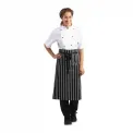 Whites Butchers Waist Apron Black and White Stripe - Image 2