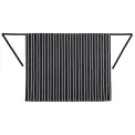Whites Butchers Waist Apron Black and White Stripe - Image 7