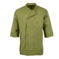 Chef Works Unisex Chefs Jacket Lime - Image 1