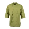 Chef Works Unisex Chefs Jacket Lime - Image 3
