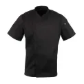 Chef Works Springfield Zipper Black Men’s Chefs Jacket