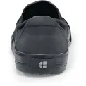Shoes for Crews Mens Leather Slip On Black
