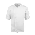 Chef Works Unisex Hartford Lightweight Chef Jacket White - Image 5