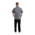 Chef Works Unisex Springfield Lightweight Short Sleeve Zipper Coat Ink Blue - Image 10