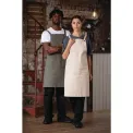 Southside Cotton Canvas Bib Apron Stone - Image 8