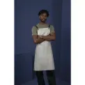 Southside Linen Blend Bib Apron Grey