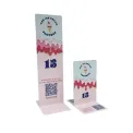 Branded Aluminium Table Number