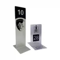 Branded Aluminium Table Number