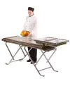 Cinders CLASSIC TG160 Folding Dual Zone Quality Barbecue - 1000 Burgers a Day
