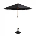 Bolero Round Parasol 2.5m Diameter Black - Image 1