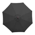 Bolero Round Parasol 2.5m Diameter Black - Image 5