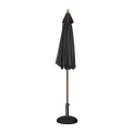 Bolero Round Parasol 3m Diameter Black - Image 2