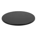Werzalit Pre-drilled Round Table Top Black 800mm - Image 1