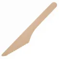 Fiesta Compostable Disposable Wooden Knives (Pack of 100) - Image 1