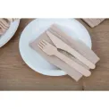 Fiesta Compostable Disposable Wooden Knives (Pack of 100) - Image 3