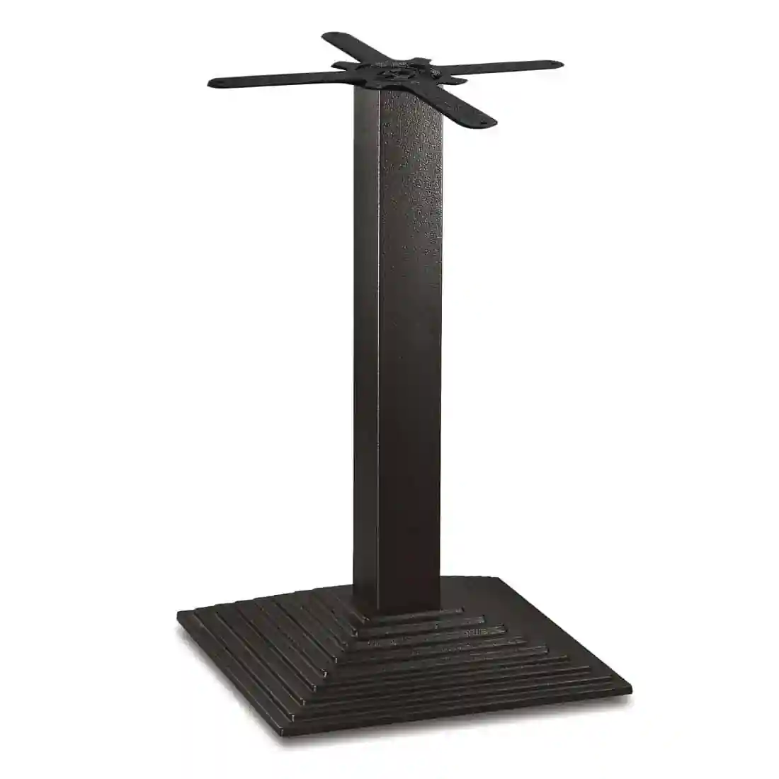 Bolero Cast Iron Step Square Table Base - Image 4