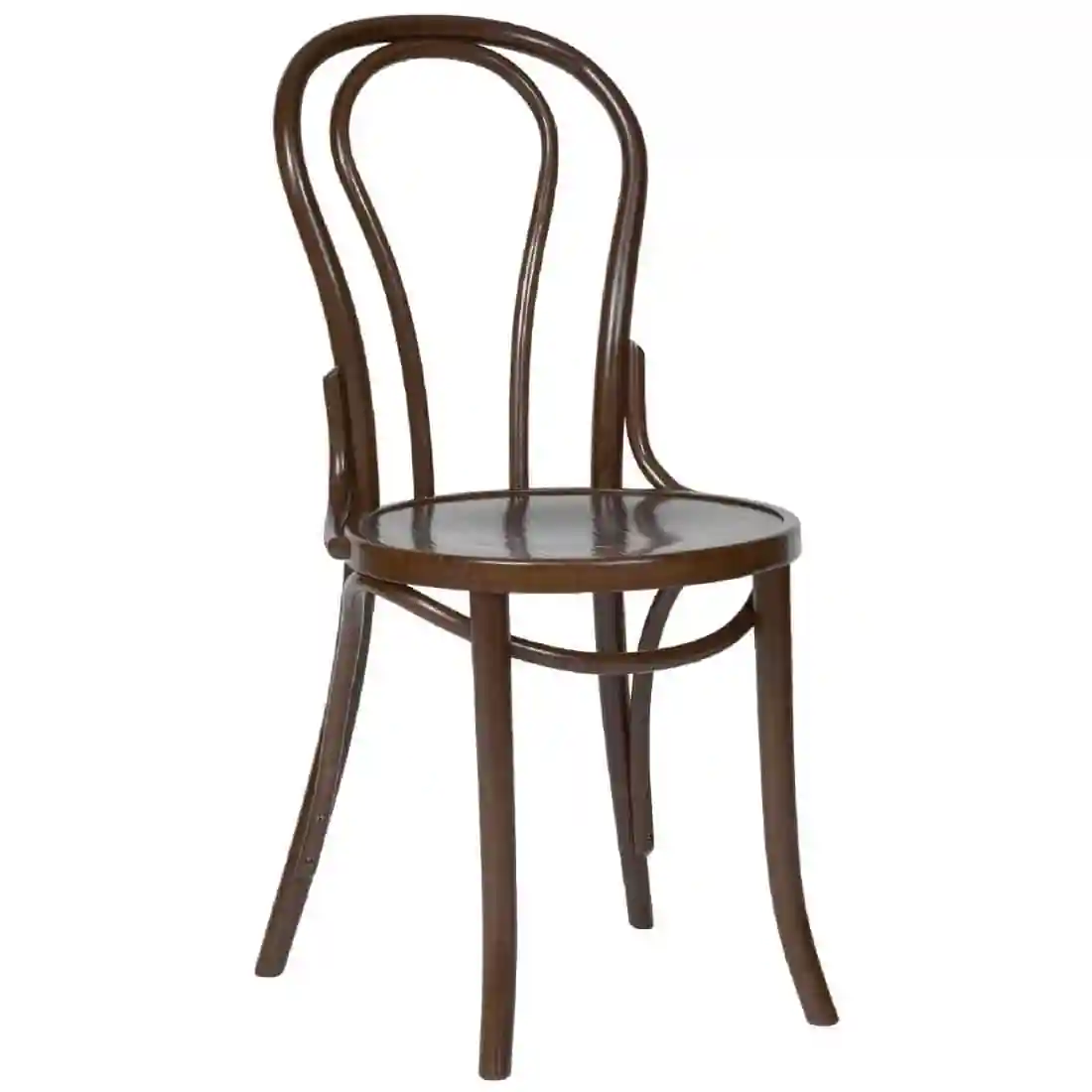 Fameg Bentwood Bistro Side Chairs Walnut Finish (Pack of 2) - Image 1