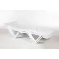 Polypropylene Sun Loungers White (Pack of 2) - Image 3