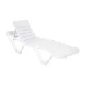 Polypropylene Sun Loungers White (Pack of 2) - Image 10