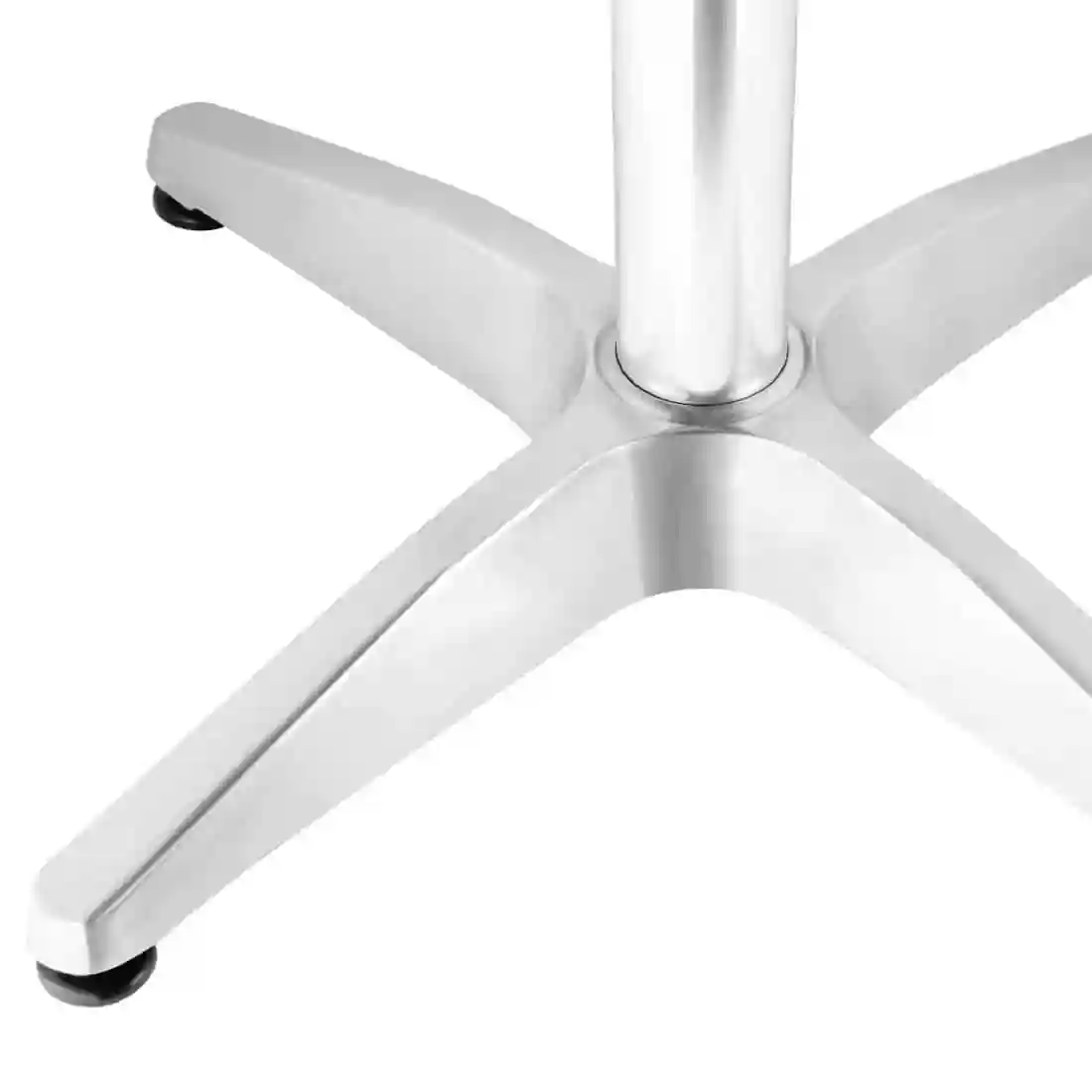 Bolero Square Stainless Steel Bistro Table 700mm - Image 4