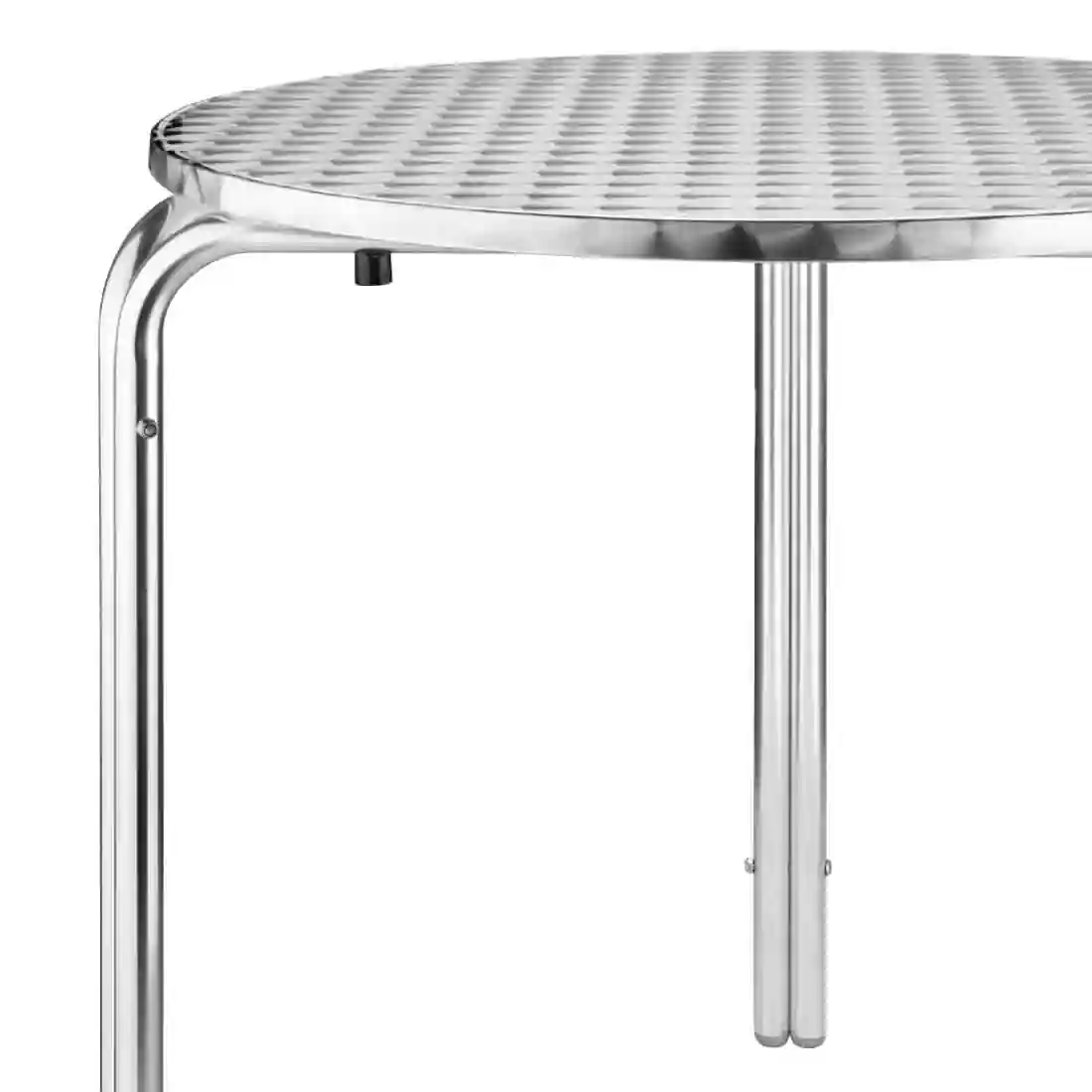 Bolero Round Stainless Steel Bistro Table 700mm - Image 4