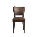 Oregon Wenge Wood and Faux Leather Dining Chair Espresso (Pack of 2) - Image 3
