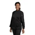 Chef Works Black Hartford Lightweight Zip Womens Chef Jacket