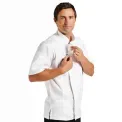 Chef Works Springfield Zipper White Mens Chefs Jacket