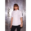 Chef Works Womens Springfield White Zip Chefs Jacket