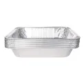 Fiesta Recyclable Foil 1/2 Gastronorm Containers (Pack of 5) - Image 2