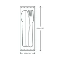 Vegware Compostable Paper Cutlery Kit 4in1 (Case of 250) - Image 3