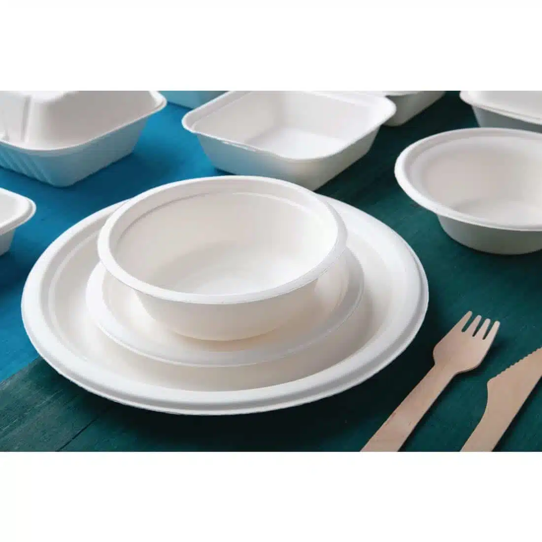 Fiesta Compostable Bagasse Plates Round 260mm (Pack of 50) - Image 7