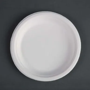 Fiesta Compostable Bagasse Plates Round 179mm (Pack of 50)
