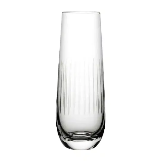Utopia Raffles Lines Champagne Glasses 300ml (6 Pack)