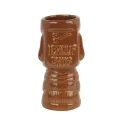 Beaumont Ceramic Molokai Tiki Mug Brown 360ml - Image 1